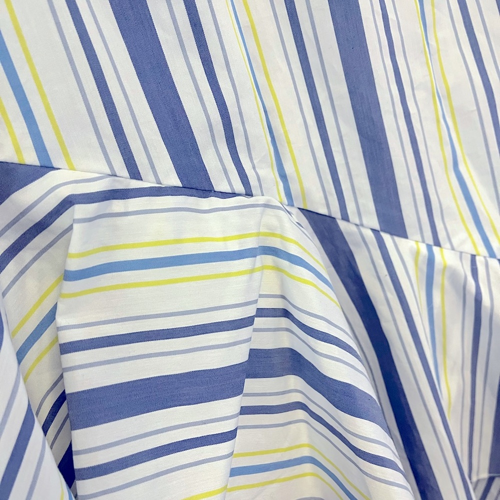 Halogen Ruffle Hem Striped Skirt - Picture 2 of 7